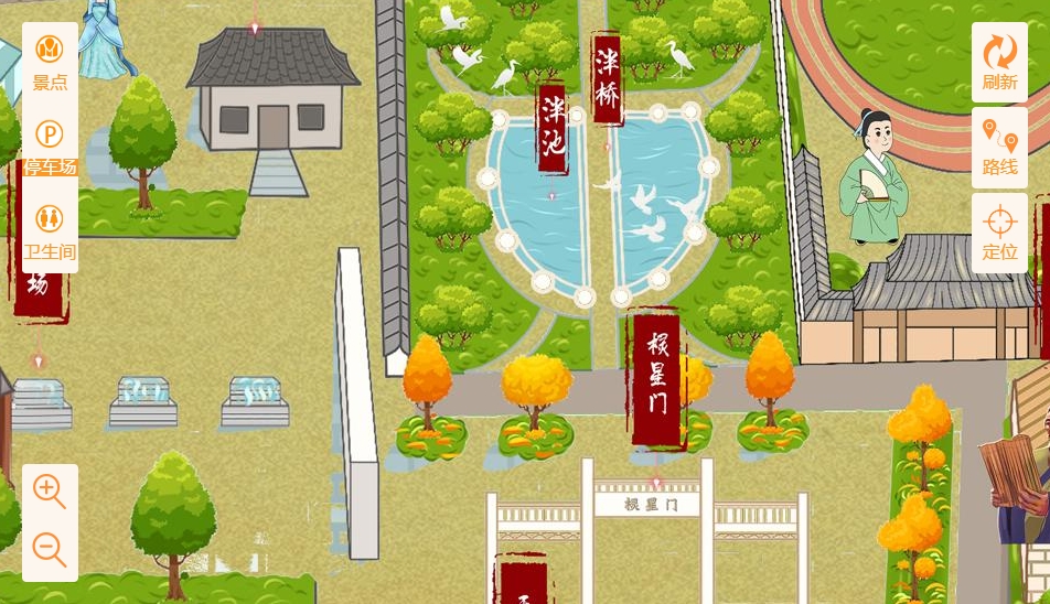 巴里坤手绘地图景区语音讲解导览系统：智慧景区建设的基石